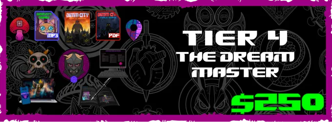 Tier 4 The Dream Master - Signed alternate hardcover, exclusive 1-shot, and all premium rewards